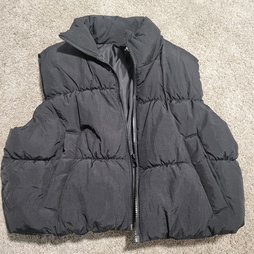 Black Puffer Vest